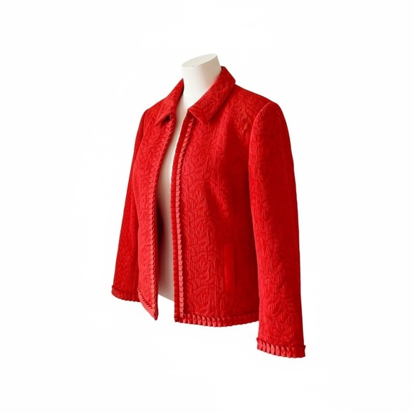 Coldwster Creek Jacket & Coat Women’s Red Size M - Picture 2 of 12
